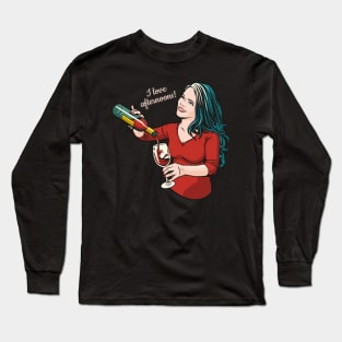 Afternoon Drinking Long Sleeve T-Shirt